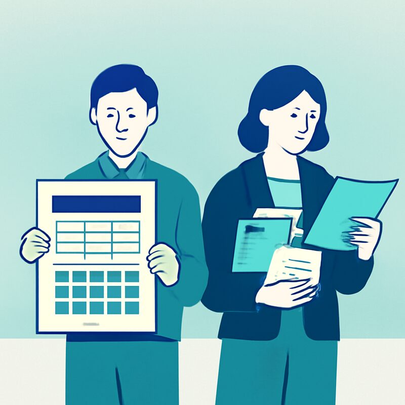 テンプレート通りに読む人と柔軟に読む人の対比